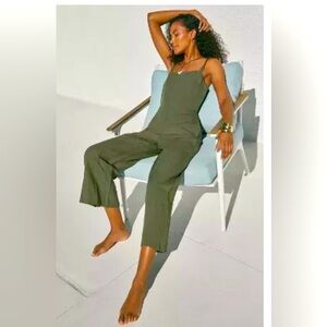 NWOT Olive Green Jumpsuit Size Large